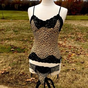 Rampage 2 piece Lacy, Leopard 🐆 Lingerie set, Medium, Sexy,